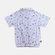 Muat gambar ke penampil Galeri, Shirt/ Kemeja Anak Perempuan Ungu/ Daisy Little Owl