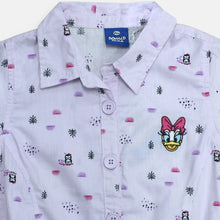 Muat gambar ke penampil Galeri, Shirt/ Kemeja Anak Perempuan Ungu/ Daisy Little Owl