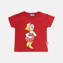 Muat gambar ke penampil Galeri, Tshirt/ Kaos Anak Perempuan Red/ Daisy Lucky Days