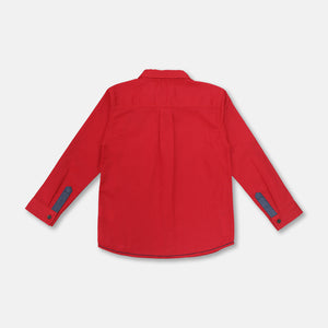 Shirt/ Kemeja Anak Laki Merah/ Rodeo Junior Famous Style Wear