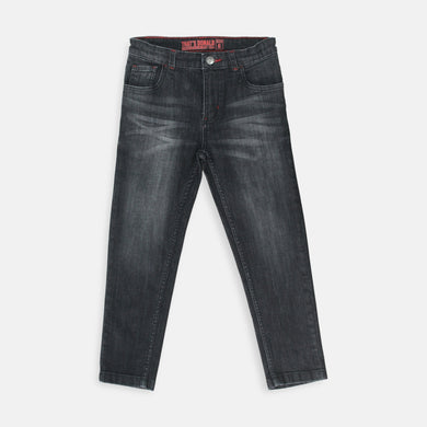 Jeans/ Celana Panjang Denim Anak Laki Hitam/ Donald Duck Basic