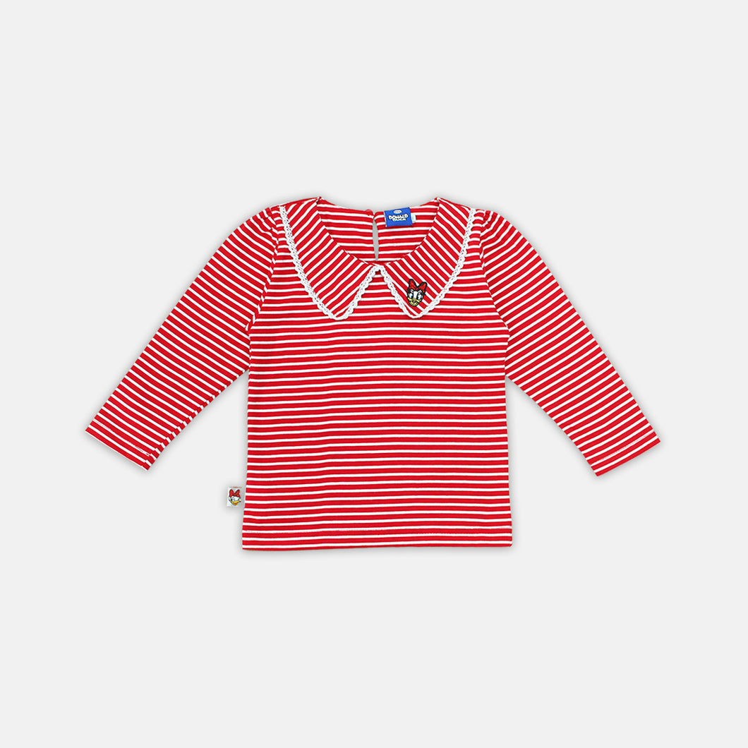 Short sleeve Tshirt/ Kaos Anak perempuan Merah/ Daisy Personal Stylist