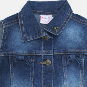 Vest/ Rompi Denim Anak Perempuan Navy/ Rodeo Junior Girl Street Style