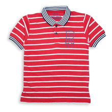Load image into Gallery viewer, Polo Shirt Anak Laki-laki Red / Merah Stripe Rodeo Junior